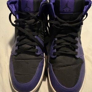 Jordan Athletic Shoes - Black and Purple